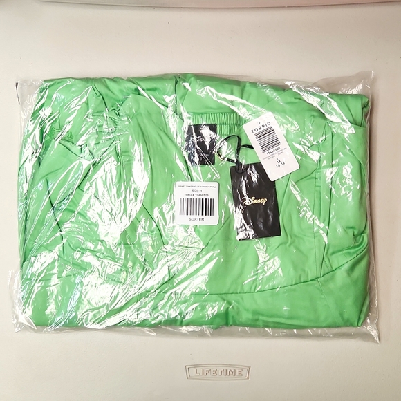 ❤️NWT VINTAGE TORRID TINKERBELL DRESS - OFF SHOULDER HALLOWEEN COSTUME COSPLAY - Picture 9 of 12